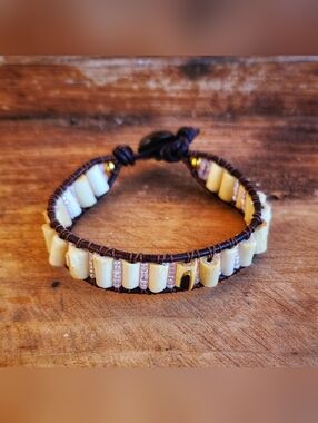 Linden & Rose Leather Bracelet